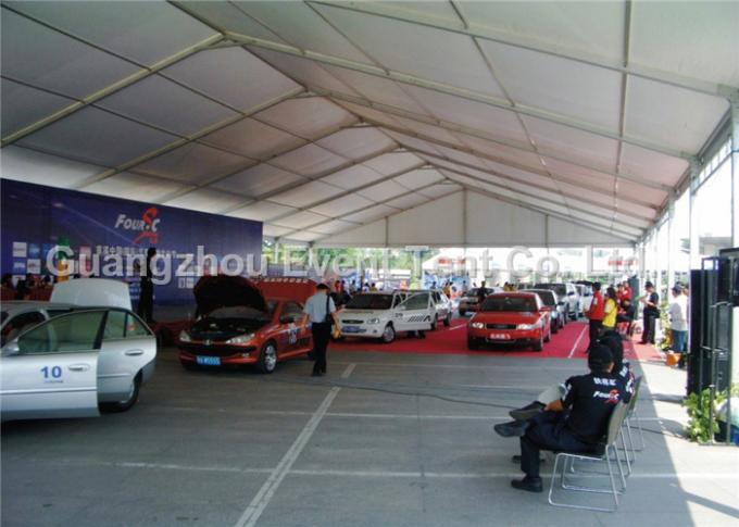 Pvc incombustible modificado para requisitos particulares de la tienda al aire libre grande de la carpa para las exposiciones del Car Show