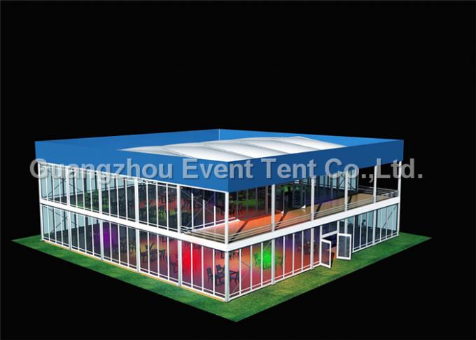 Rasgón estructural de dos pisos de la tienda del autobús de dos pisos resistente para el acontecimiento del partido del restaurante
