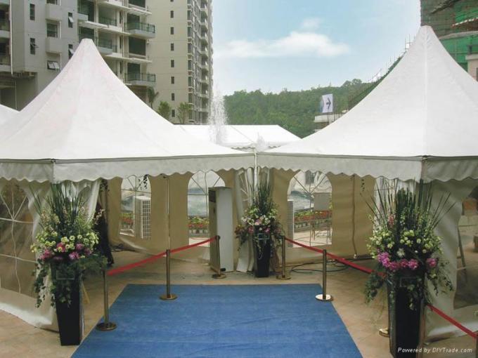Tienda de aluminio de lujo Yurt del partido de la pagoda para los acontecimientos 84mmx48mmx3m m