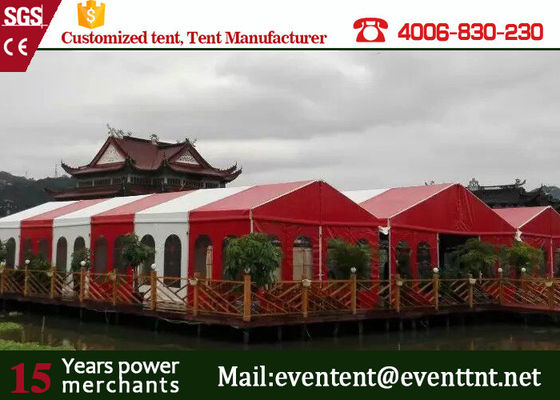 China Tienda profesional del partido del top grande, tienda al aire libre modificada para requisitos particulares con el tejado rojo proveedor
