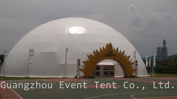 tienda grande galvanizada caliente de la bóveda del tejado del PVC del marco de acero de los 35m para la capacidad de las personas del partido 1000 del acontecimiento