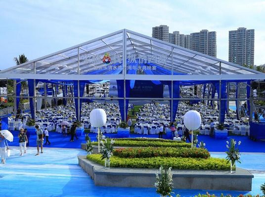 China Tienda transparente anticorrosión de la boda de la larga vida 20x40 con el tejado claro proveedor